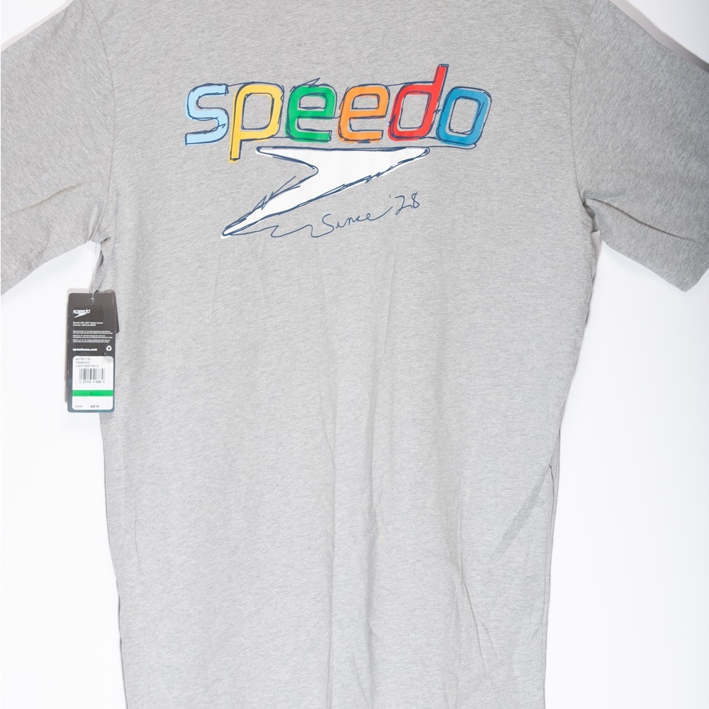 Men’s Speedo Short Sleeve UPF 50+ Vive Graphic T-Shirt 100% Cotton